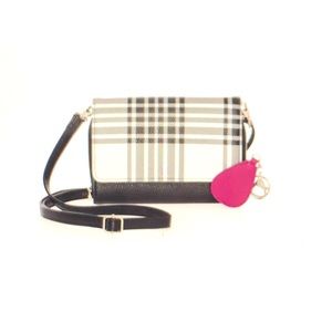 Inspired Crossbody Ltd. Purse, Buffalo Check Pebble